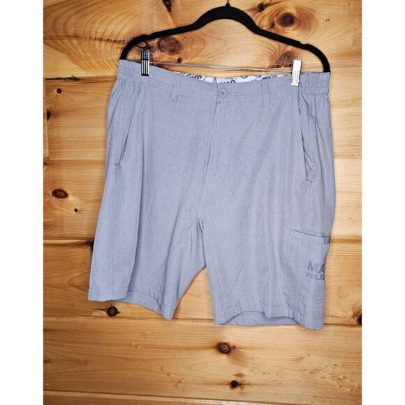 Mad Pelican For Ur Eyes Only Donnie's Walking Shorts - Alloy LARGE - Picture 1 of 9